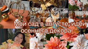 Мой сад в Августе .Идеи осеннего декора .