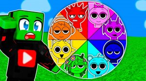 МАЙНКРАФТ НАШЕЛ ВСЕ СПРУНКИ КОЛЕСО ФОРТУНЫ В MINECRAFT Детский Ютуб