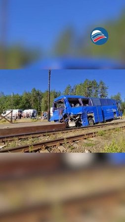 1 погиб, 16 пострадавших: В Ленобласти автобус столкнулся с поездом из-за нарушения ПДД
