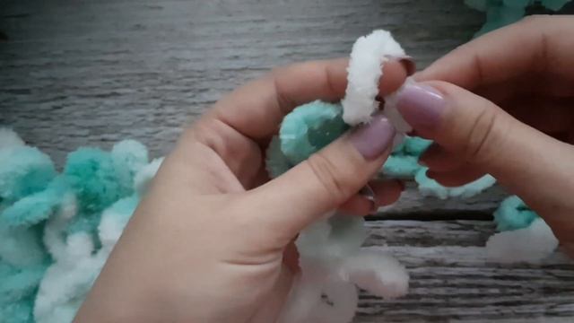 Нежный плед из Пуффи / Вяжем плед для малыша / Подробный мастер - класс смотреть онлайн