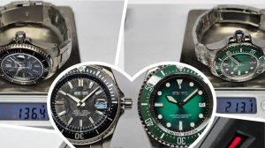 Часы на Заказ! Хомаж&Mod. SEIKO Сёгун ТИТАН+КАРБОН 136гр, или SEIKO DeepSea 500 метров 213гр.!?