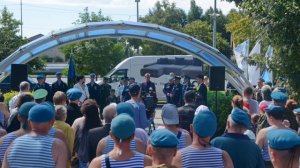 День ВДВ в Сквере Десантников в Тюмени в 2025 году