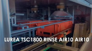 Мойка ящиков 1800 шт/ч с двумя модулями обдува TSC1800 RINSE AIR10