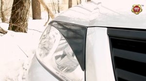 Накладки на передние фары (Реснички) Nissan Almera Classic (russ-artel.ru)