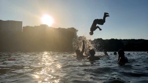 На городском пляже. Курск.