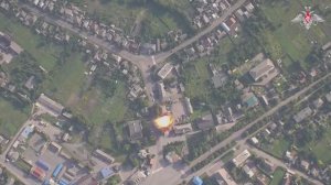 Поражение ПВД ВСУ беспилотниками «Герань-2» в районе н.п. Бурынь в Сумской области