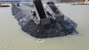 Строительство, окончание работ по дороге, другой обзор