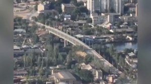 ФАБ-3000 бьет по мосту в Херсоне!