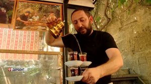 Чайный дворик в крепости Дербента