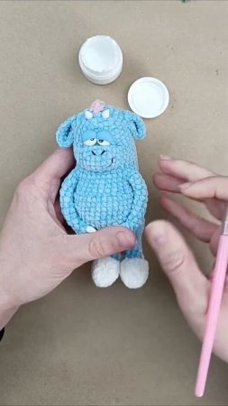 Сонные дракончики #творчество #вязание #вязаниекрючком