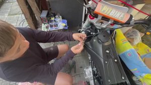 CAIDI  замена корзины сцепления  / установка герметичных разъемов