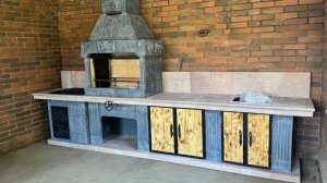 Сборка садовой печи №22. Компания «Династия"