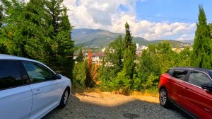 На улице ЖАРА.Ялта 4 августа Море +27.