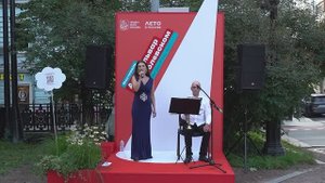 "МОСКОВСКИЕ ОКНА", Мария Лисицына - вокал, Михаил Горячкин - труба