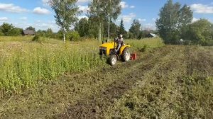 работа минитрактора Джинма