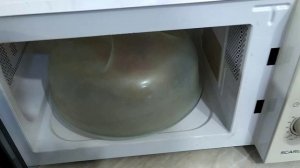 Быстрый обед. Картошка с сосисками в микроволновке.