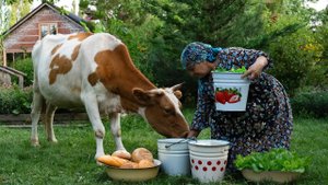 Готовим Довгу И Печём Хлеб В Тихой Деревенской Кухне 🥣🍞