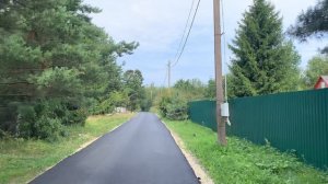 дорога в д. Липово Ленинградской области