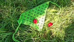 Косынка крючком - влог одного изделия №1