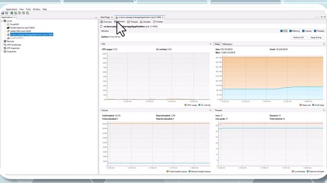 Работа с VisualVM смотреть онлайн
