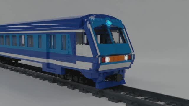 Электропоезд ЭД-9м из ЛЕГО (инструкция по сборке) смотреть онлайн