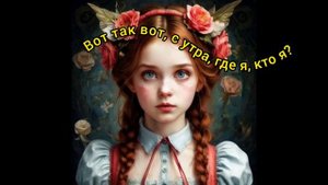 Вот так вот, с утра, где я, кто я?
