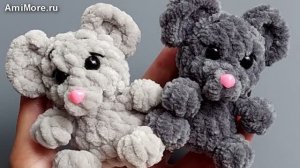 Амигуруми: схема Мышонок | Игрушки вязаные крючком