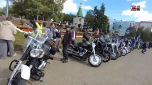 Участники общероссийского мотопробега привезли в Сургут необычный артефакт