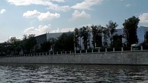 Прогулка на теплоходе в Москве