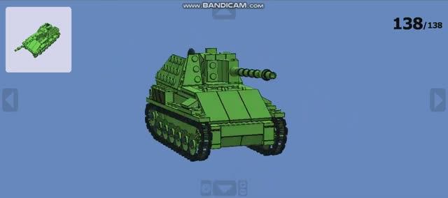 Пт сау СУ-76 из ЛЕГО (инструкция по сборке) смотреть онлайн