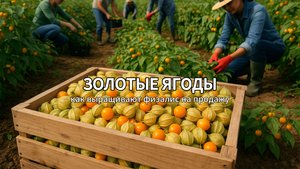 Как выращивают физалис на продажу 🍋