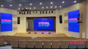Led экран на сцене. Экономическая школа. Visual System (видеоэкран, светодиодный, медиаэкран, лед)