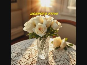 ДОБРОЕ УТРО! Волшебством веет каждый солнечный лучик, озаряя благодатным светом все пространство...