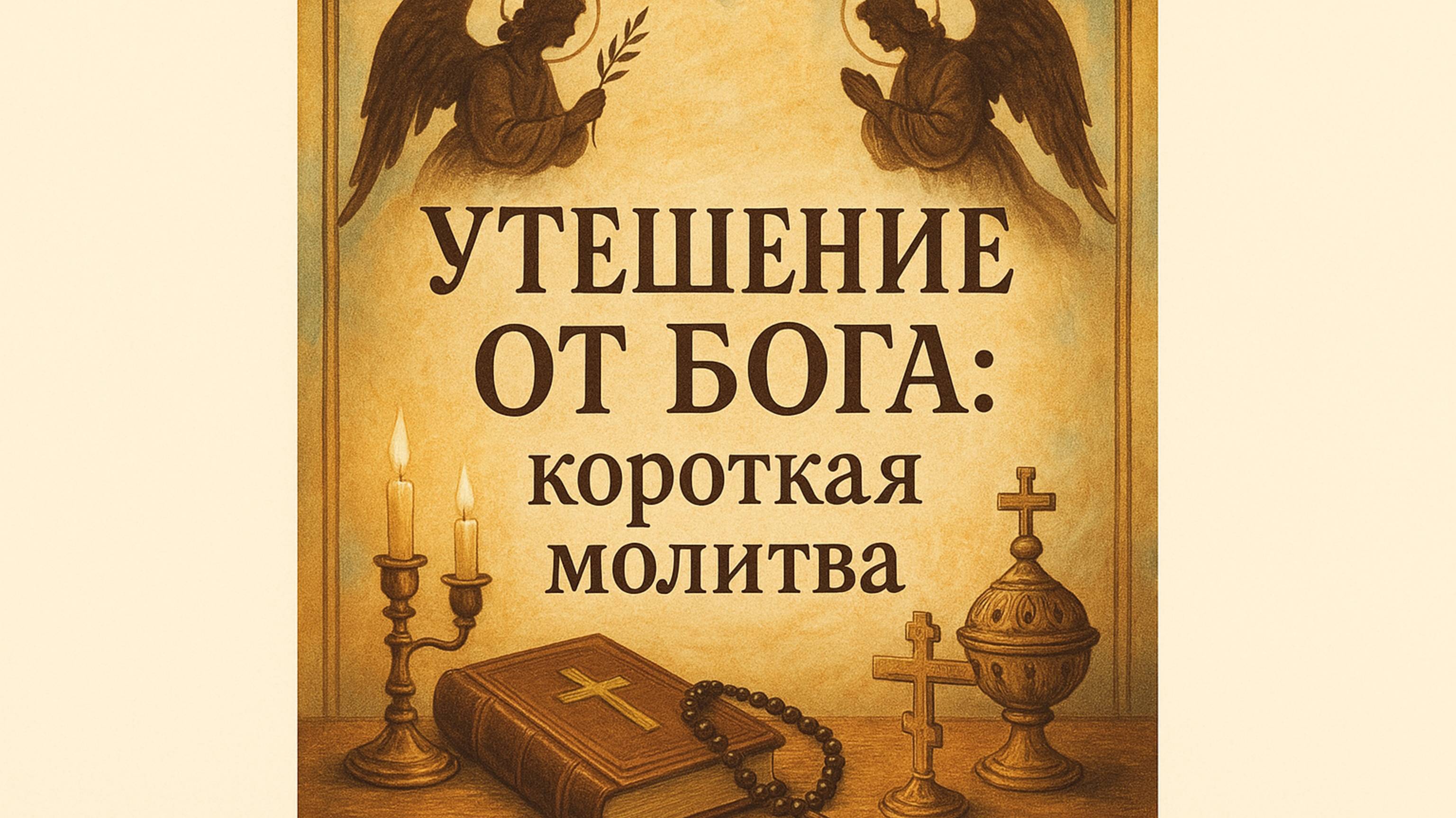 Утешение от БОГА: короткая молитва