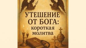 Утешение от БОГА: короткая молитва