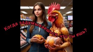Когда задумываешься, что ты ешь
