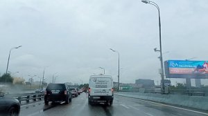 МОСКВА В ДОЖДЬ: За Рулем Сквозь Серебро 🌧️ | Атмосферный Drive