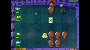 Прохождение Plants vs Zombies Уровень 4-5 Туман без напряга