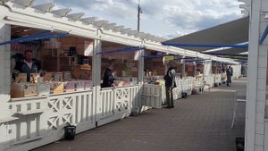 Ярмарка мёда в Коломенском весной