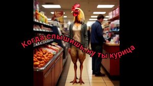 Когда слышишь, ну ты курица?