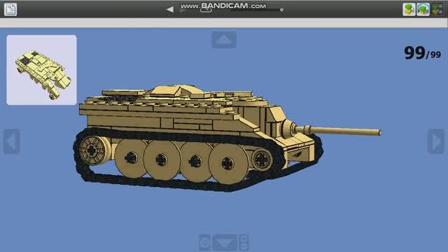 Самоходка Е-10 из ЛЕГО (инструкция по сборке) смотреть онлайн
