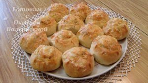 Булочки - роллы. Булочки с сыром и чесноком. Готовим с Оксаной Валерьевной.