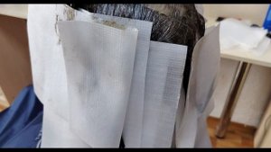 Окрашивание седых волос. Капус 4/0.