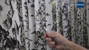как клеить фотообои на стеклохолсте DEKOS. Подготовка стен под фотообои.