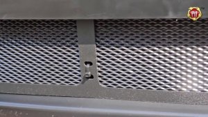 Защитная сетка решетки переднего бампера Nissan Qashqai 2006-2010 (russ-artel.ru)