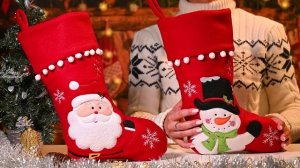 088 Мешок-носок Новогодний