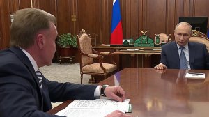 Владимир Путин встретился с главой госкорпорации "ВЭБ.РФ" Игорем Шуваловым