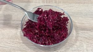 Свекла по-корейски быстро и очень вкусно!