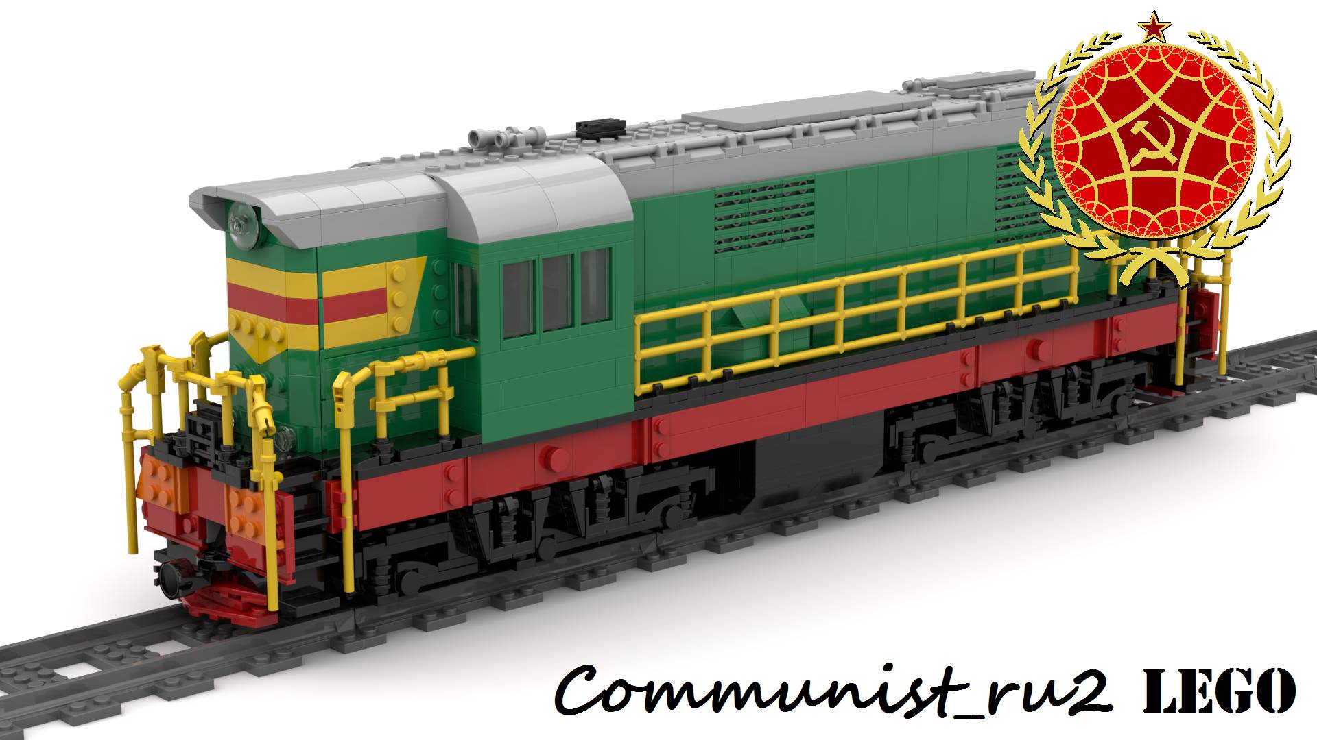 Тепловоз ЧМЭ-3 из ЛЕГО (инструкция по сборке) смотреть онлайн