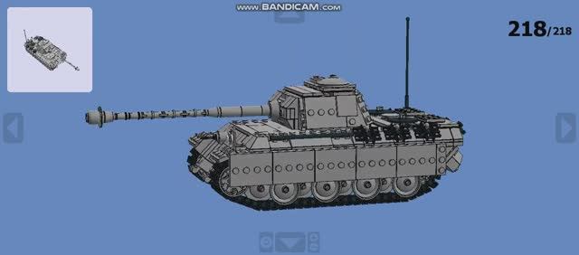 Танк PZ-5 из ЛЕГО (инструкция по сборке) смотреть онлайн